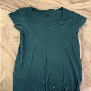 Teal v neck